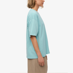 เสื้อยืดโอเวอร์ไซส์คอกลมสำหรับผู้หญิง ขายส่ง ฤดูร้อน ผ้าฝ้าย 100% ระบายอากาศ แห้งเร็ว สไตล์ไฮสตรีท เสื้อผ้าสตรีทแวร์ รับออเดอร์จำนวนมาก - Product Image 3