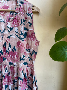 Vestido Indio 2026 de Algodón 100% con Estampado Floral Hecho a Mano, Túnica Larga de Estilo Casual para Mujer, Gran Venta - Product Image 6