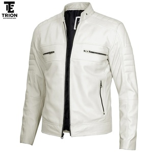 Veste d'hiver 2025, vente en gros, design personnalisé, veste en cuir pour homme, veste en cuir de haute qualité personnalisée avec OEM ODM - Product Image 4