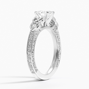 Anillo BOJ 037 Corte Ovalado, Plata 925, Anillo Celta Aberdeen con Diamante de 2ct, Color D, VVS1, Moissanita Certificada GRA, Precio Bajo en Oferta - Product Image 3