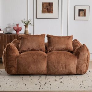 Divano Pouf Ultra Morbido e Soffice, Gigante Poltrona a Sacchetto per Adulti, Chaise Longue Oversize per Soggiorno Interno - Product Image 2