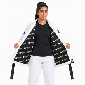Uniforme de Jiu Jitsu Brasileño, Tejido Dorado, Algodón Preencogido, Gi Ligero, Pantalones Reforzados, Ropa Deportiva de Competición, Academia - Product Image 3