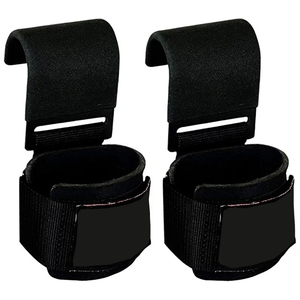 Sangles de levage réglables avec fermeture pour la musculation en salle de sport, design unisexe en nylon, fermeture à crochets et boucles - Product Image 2