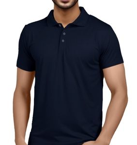 Camiseta Polo de Poliéster 100% para Hombre, Suave al Tacto, de Secado Rápido, Color Sólido, Ropa Formal de Verano para Hombre - Product Image 4