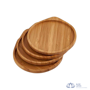 [BEST SELLER] | Customized Wooden Coasters Square <b>Round</b> <b>Mat</b> For Tea Coffee Cup Heat Insulation Tableware from Vietnam - Product Image 1