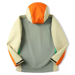 Custom Cheap Rate Men <b>Winter</b> Windbreaker <b>Jacket</b> Canvas <b>Waterproof</b> Hooded Breathable Custom Logo/Designs Contrasting Colors - Product Image 2