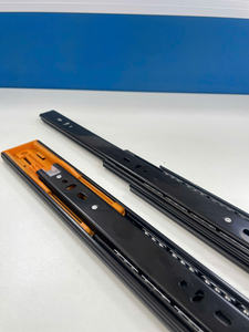 Modernos correderas telescópicas de acero de 45 mm de extensión total de 3 pliegues con cierre automático de alta resistencia para cajones, ideales para uso en comedores y apartamentos. - Product Image 6