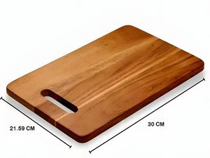 Tabla Redonda para Servir de Madera de Acacia, 2.0 cm de Grosor |   Diseño Hygge de Copenhague Hecho a Mano, Ecológico y Duradero |   Venta al por mayor - Product Image 2