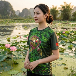 Custom Vietnam Theme <b>T</b> <b>Shirt</b> Cotton Casual Wear OEM ODM Wicking Unisex Short Sleeve <b>Polyester</b> Sportswear - Product Image 4