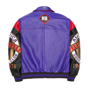 Chaqueta Deportiva de Piloto para Hombre, Talla Grande, Auténtica, Casual, con Logotipo Personalizado, Estilo Vintage, de Cuero, Marca Manufacturer Plus-size - Product Image 4