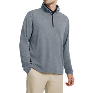 Suéter de Golf con Cierre para Hombre, Manga Larga, Cuello Alto, Ropa Deportiva de Golf Personalizada - Product Image 1