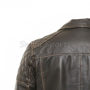 OEM Services High Quality Custom Design Men Leather Jacket New Design Leather Jacket For Men Made In Pakistan - Product Image 6