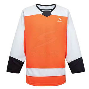 Maillot de hockey sur glace grande taille de haute qualité avec matière en maille respirante et anti-humidité pour les entraînements d'équipe, les joueurs des clubs scolaires - Product Image 2