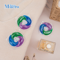 MucroMucro Capsules de détergent à lessive de forme solide 5-en-1 écologique Lavage Nettoyage Séchage Capsules de vêtements