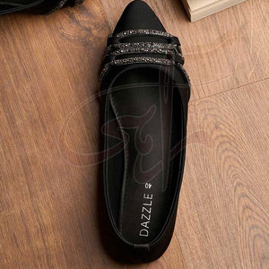 Chaussures plates pour femmes en cuir véritable légères et faciles à enfiler, avec détails élégants, ajustement confortable, couleur et logo personnalisables, antidérapantes - Product Image 4