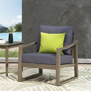 Poltrona Club SAMWELL, Elegante Arredo da Giardino per Intrattenimento all'Aperto - Product Image 4