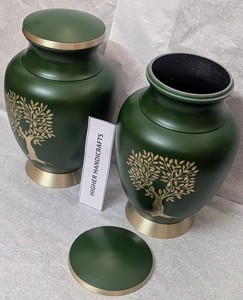 <b>Large</b> Modern Handmade Aluminum Cremation <b>Urns</b>-Decorative Funeral <b>Urn</b> with Custom Designs Durable & <b>Large</b> Capacity - Product Image 5