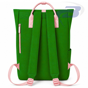 Alpha | Kapa | Alpha Sorority <b>Backpack</b> <b>Roll</b> <b>Top</b> Casual Style Large Capacity Shoulder Straps School <b>Backpack</b> Travel Bag for Girls - Product Image 2