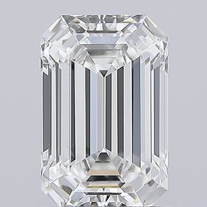 Diamante de laboratorio de corte escalonado esmeralda de 1.77 quilates, E VVS1, piedra suelta, venta al por mayor, gema cultivada en laboratorio para joyería nupcial de lujo - Product Image 2