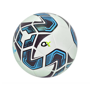 Ballon de football de haute qualité de style nouveau de la marque Oxva Industries, logo personnalisé imprimé à l'écran, pour les entraînements et les matchs en plein air, taille 5 - Product Image 2