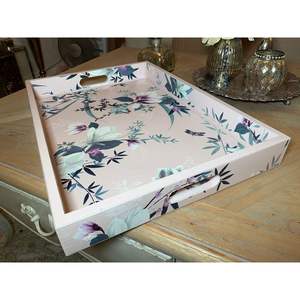 Plateau de service en MDF imprimé 55 cm pour cafés de style boutique, plateau décoratif pour une expérience haut de gamme - Product Image 5