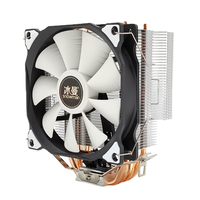 Ventilateur de refroidissement CPU RGB MT4, 8 caloducs, radiateur pour ordinateur de bureau, 72 connecteurs 4 broches, dissipateur thermique LED, refroidissement silencieux, design bonhomme de neige