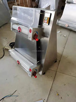 Tortilla électronique de 15 pouces Roti Pita Pain Pâte Aplatisseur Presseur Machines Pizza Pâte Sheeter HJ-CM003