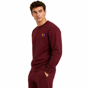 Sudadera suave para hombre con tela cálida y cómoda, ribetes acanalados, cuello limpio, corte regular y estilo sencillo para uso en exteriores. - Product Image 4
