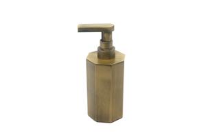 Basic Brass Lotion Dispenser Minimalist <b>Refillable</b> <b>Hand</b> <b>Soap</b> Ideal For Spa Or Salon Sinks For Handwashing And Aesthetic Appeal - Product Image 5