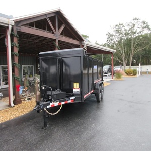 Professional <b>Tipping</b> <b>Trailer</b> <b>For</b> <b>Sale</b> Factory Price Heavy Duty Dump <b>Trailer</b> With Large Loading Capacity Strong Frame - Product Image 1