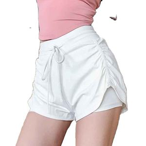 Shorts Deportivos para Mujer, Antiexposición, Holgados, Doble Capa, Transpirables, Alta Elasticidad, para Correr, Yoga, Cintura Elástica, Leggings de Yoga - Product Image 1