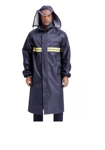 Ensemble imperméable et respirant en polyester avec capuche amovible, personnalisable OEM, unisexe, pour adulte, équipement de pluie d'hiver - Product Image 1