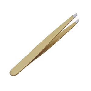 Eyebrow Tweezers Satin Finish Beauty Care Instrument Private Label Manufacturer Eyebrow Tweezers Precision Edge Grooming <b>Tool</b> - Product Image 1
