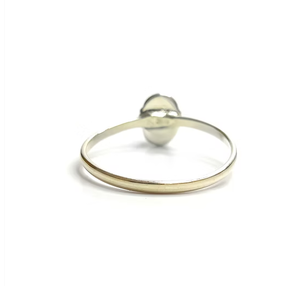 Handmade 925 Sterling Silver Garnet <b>Ring</b> Dainty Stackable Oval Red Stone Minimalist <b>Thin</b> Band Jewelry Wholesale - Product Image 5