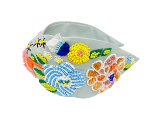 Serre-tête décoratif fait main avec motifs brodés artistiques pour femmes et jeunes filles soucieuses de la mode - Product Image 6