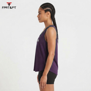 Camisetas de Tirantes de Alta Calidad, Tejidas, 100% Algodón, Lisas, sin Mangas, para Gimnasio, Personalizadas, de Verano, Casuales, de Color Sólido, para Mujer - Product Image 6