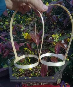 Porte-gobelets en bambou naturel écologique, fait main, portable, pour les entreprises de service de boissons - Product Image 6