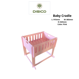 Lit bébé en bois au design rustique pour bébés et enfants de 0 à 3 ans, style simple avec bords lisses, fabriqué au Vietnam - Product Image 2