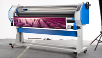 Laminateur semi-automatique rouleau à rouleau LF1700-D3 63'' (160 cm) pour vinyle et film, chaud et froid