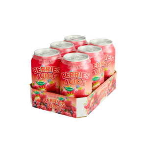 Jus de fruits et légumes de marque privée Real Pulps, haute qualité, nouveau, OEM/ODM, canette standard 330 ml, jus de baies - Product Image 5
