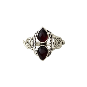 Designer <b>Garnet</b> Fine <b>Ring</b> 3.4 Grams - Product Image 2
