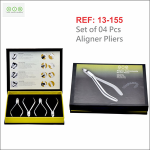 MELPEX BEAUTY INSTRUMENTS Juego de Pinzas Ortopédicas Manuales para Alineadores Dentales, 7 Piezas, Acero Inoxidable, Certificado CE, 2 Años de Garantía - Product Image 1