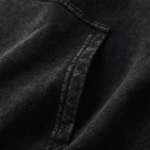 Sweat à capuche en molleton uni pour homme de qualité supérieure, 100% coton, coupe ample, respirant, hiver, finition élégante, toucher confortable - Product Image 3