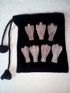 Tourmaline noire, cristal naturel, agate, angle de méditation incurvé fait main, format poche - Product Image 6