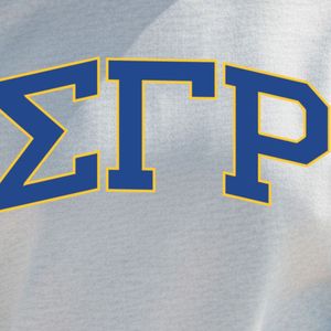 Sudadera Ligera Personalizada para Mujer, Cuello Alto, Manga Larga, Diseño con Letras Griegas, Estilo Casual Universitario - Product Image 3