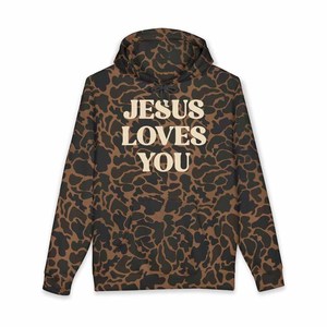 เสื้อฮู้ดดี้ Jesus Loves You สำหรับชมรมคริสเตียนชายหญิง วัยรุ่น มหาวิทยาลัย วิทยาลัย  พร้อมป้ายโลโก้แบบกำหนดเอง - Product Image 6