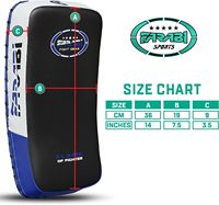 Farabi – Ensemble de cibles de frappe personnalisées en cuir PU pour Muay Thai et Kickboxing, respirantes, pour l'entraînement de boxe et de MMA