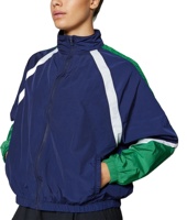 Chaqueta Cortavientos para Hombre, Talla Grande, Verano, Casual, Deportiva, Impermeable, Resistente al Viento, Transpirable, Poliéster, Cierre de Cremallera
