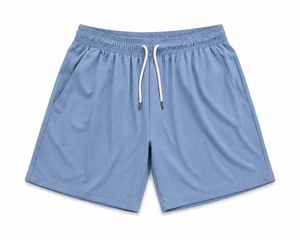 Pantalones Cortos Bermuda de Hombre de Alta Calidad OEM, Ecológicos, Transpirables, de Color Sólido, 100% Poliéster, con Cordón en la Cintura, de Secado Rápido, Tejidos - Product Image 1