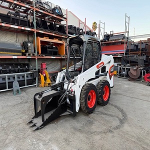 Livraison Rapide Bobcat S510 4x4 Mini-chargeuse compacte industrielle d'occasion Charge nominale 2-9 tonnes Moteur Pompe PLC Engrenage - Product Image 5